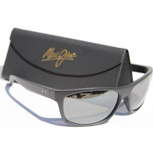 MAUI JIM Tumbleland POLARIZED Sunglasses 770-2M Black/Neutral Gray Italy NEW